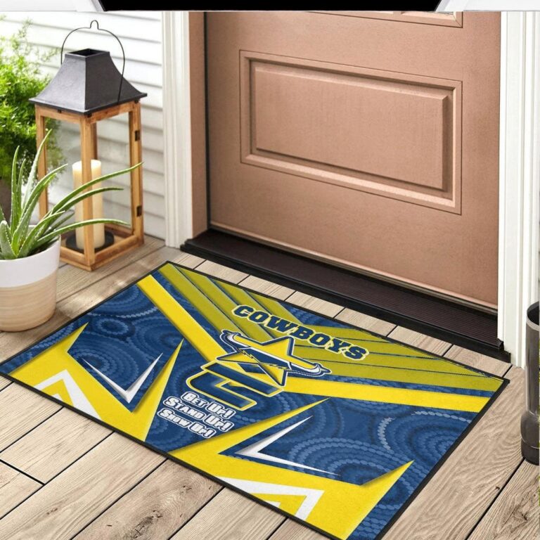 National Rugby League store - Loyal fans of North Queensland Cowboys's Doormat:vintage National Rugby League suit,uniform,apparel,shirts,merch,hoodie,jackets,shorts,sweatshirt,outfits,clothes