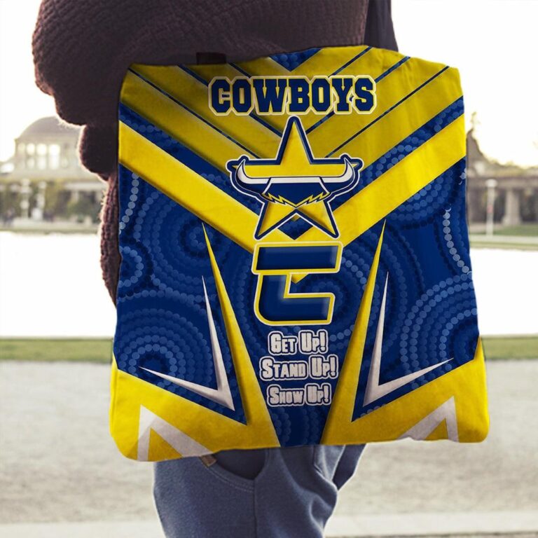 National Rugby League store - Loyal fans of North Queensland Cowboys's Tote Bag:vintage National Rugby League suit,uniform,apparel,shirts,merch,hoodie,jackets,shorts,sweatshirt,outfits,clothes