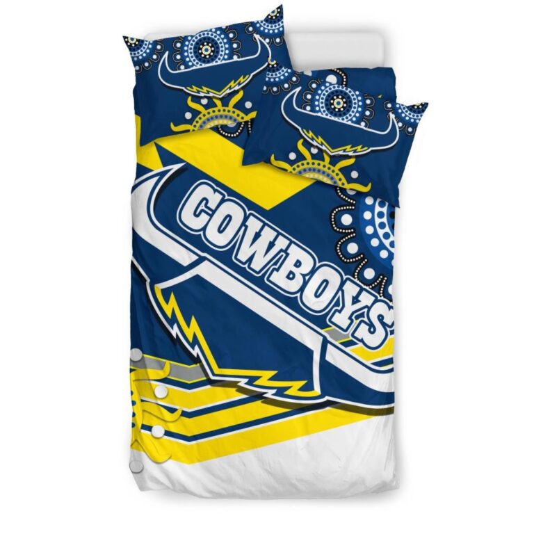 National Rugby League store - Loyal fans of North Queensland Cowboys's Bedding Duvet Cover + 1/2 Pillow Cases:vintage National Rugby League suit,uniform,apparel,shirts,merch,hoodie,jackets,shorts,sweatshirt,outfits,clothes