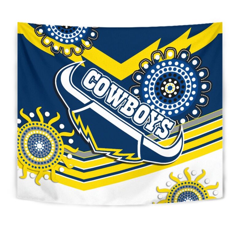 National Rugby League store - Loyal fans of North Queensland Cowboys's Wall Tapestry:vintage National Rugby League suit,uniform,apparel,shirts,merch,hoodie,jackets,shorts,sweatshirt,outfits,clothes