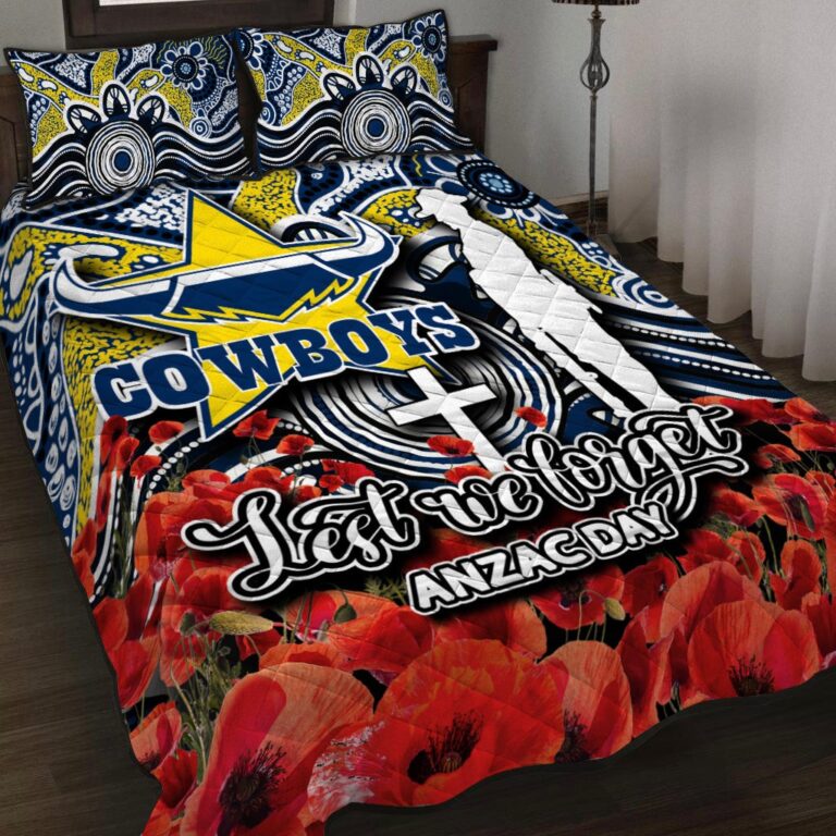 National Rugby League store - Loyal fans of North Queensland Cowboys's Quilt + 1/2 Pillow Cases:vintage National Rugby League suit,uniform,apparel,shirts,merch,hoodie,jackets,shorts,sweatshirt,outfits,clothes