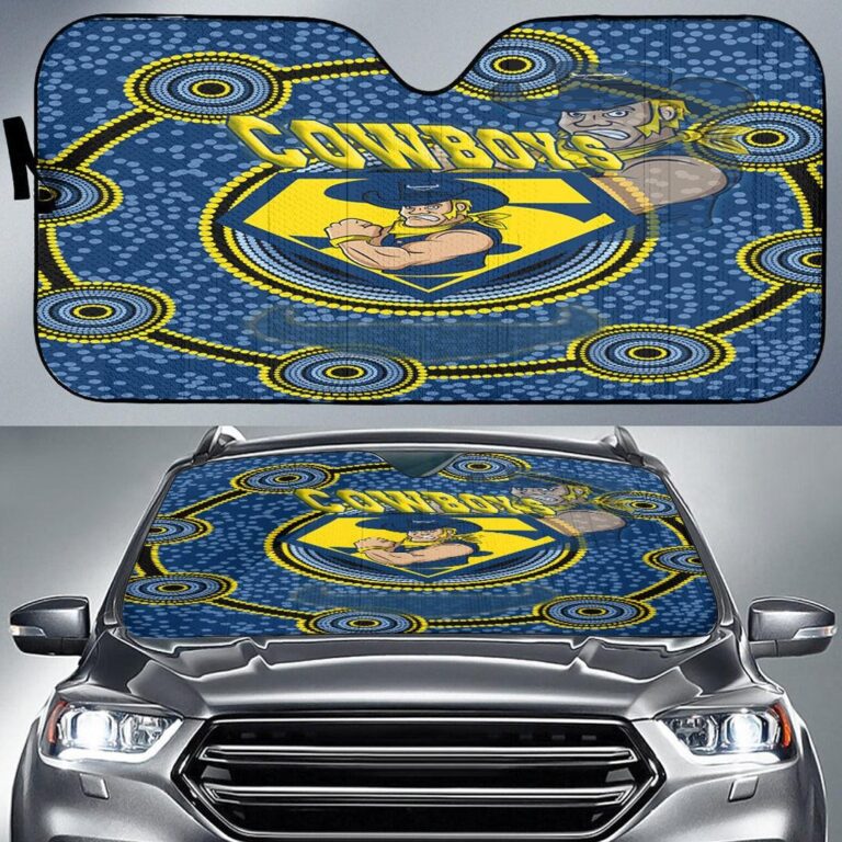 National Rugby League store - Loyal fans of North Queensland Cowboys's Auto Sun Shades:vintage National Rugby League suit,uniform,apparel,shirts,merch,hoodie,jackets,shorts,sweatshirt,outfits,clothes