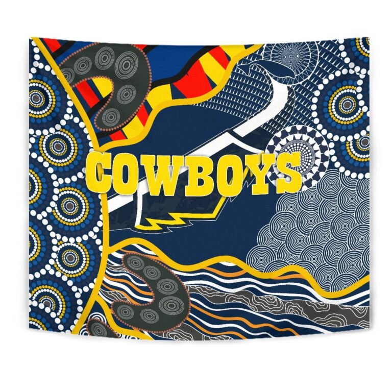 National Rugby League store - Loyal fans of North Queensland Cowboys's Wall Tapestry:vintage National Rugby League suit,uniform,apparel,shirts,merch,hoodie,jackets,shorts,sweatshirt,outfits,clothes
