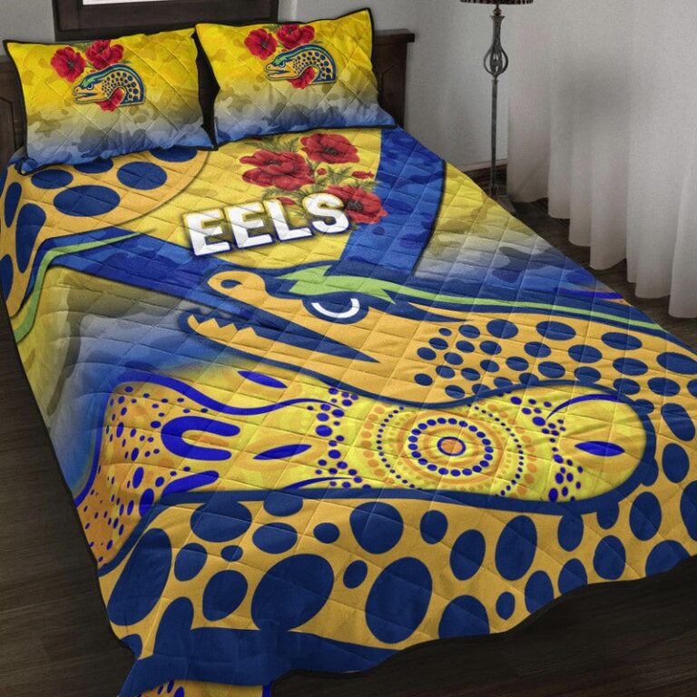 National Rugby League store - Loyal fans of Parramatta Eels's Quilt + 1/2 Pillow Cases:vintage National Rugby League suit,uniform,apparel,shirts,merch,hoodie,jackets,shorts,sweatshirt,outfits,clothes