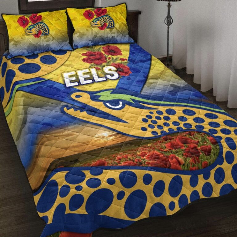 National Rugby League store - Loyal fans of Parramatta Eels's Quilt + 1/2 Pillow Cases:vintage National Rugby League suit,uniform,apparel,shirts,merch,hoodie,jackets,shorts,sweatshirt,outfits,clothes