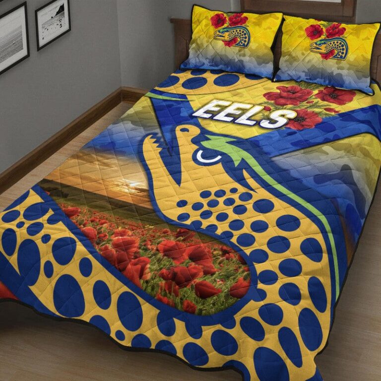 National Rugby League store - Loyal fans of Parramatta Eels's Quilt + 1/2 Pillow Cases:vintage National Rugby League suit,uniform,apparel,shirts,merch,hoodie,jackets,shorts,sweatshirt,outfits,clothes