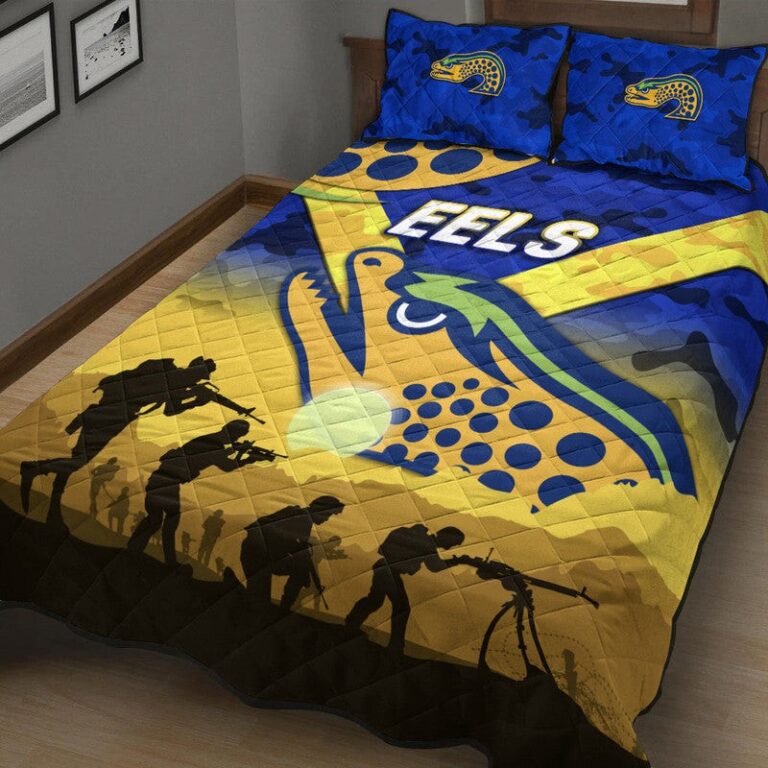 National Rugby League store - Loyal fans of Parramatta Eels's Quilt + 1/2 Pillow Cases:vintage National Rugby League suit,uniform,apparel,shirts,merch,hoodie,jackets,shorts,sweatshirt,outfits,clothes