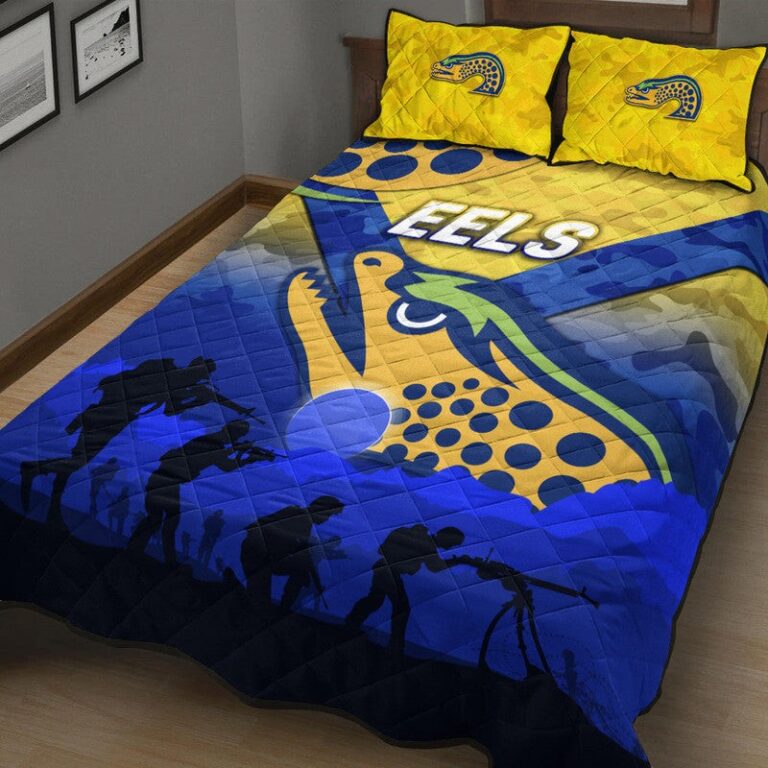 National Rugby League store - Loyal fans of Parramatta Eels's Quilt + 1/2 Pillow Cases:vintage National Rugby League suit,uniform,apparel,shirts,merch,hoodie,jackets,shorts,sweatshirt,outfits,clothes