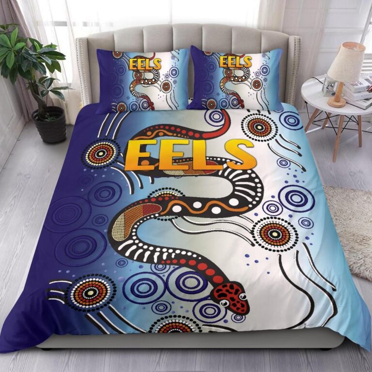 National Rugby League store - Loyal fans of Parramatta Eels's Bedding Duvet Cover + 1/2 Pillow Cases:vintage National Rugby League suit,uniform,apparel,shirts,merch,hoodie,jackets,shorts,sweatshirt,outfits,clothes