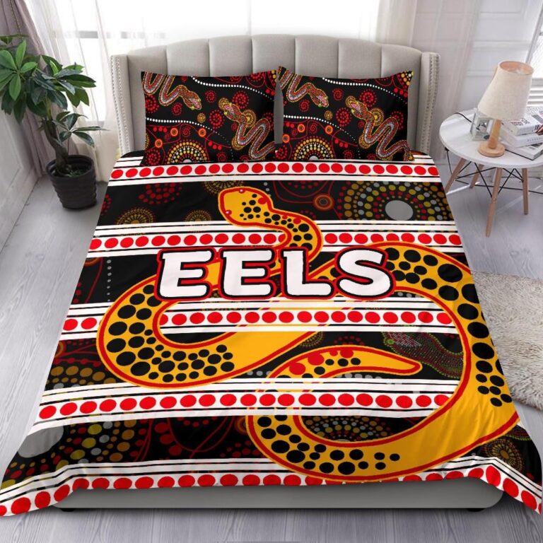 National Rugby League store - Loyal fans of Parramatta Eels's Bedding Duvet Cover + 1/2 Pillow Cases:vintage National Rugby League suit,uniform,apparel,shirts,merch,hoodie,jackets,shorts,sweatshirt,outfits,clothes