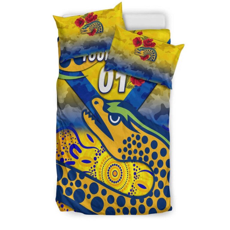 National Rugby League store - Loyal fans of Parramatta Eels's Bedding Duvet Cover + 1/2 Pillow Cases:vintage National Rugby League suit,uniform,apparel,shirts,merch,hoodie,jackets,shorts,sweatshirt,outfits,clothes