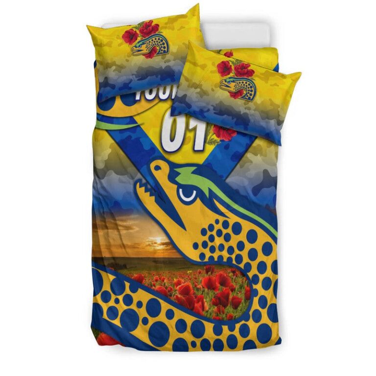 National Rugby League store - Loyal fans of Parramatta Eels's Bedding Duvet Cover + 1/2 Pillow Cases:vintage National Rugby League suit,uniform,apparel,shirts,merch,hoodie,jackets,shorts,sweatshirt,outfits,clothes