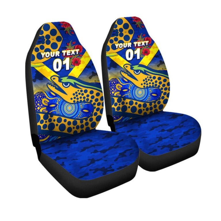 National Rugby League store - Loyal fans of Parramatta Eels's Set 2 Car Seat Cover:vintage National Rugby League suit,uniform,apparel,shirts,merch,hoodie,jackets,shorts,sweatshirt,outfits,clothes