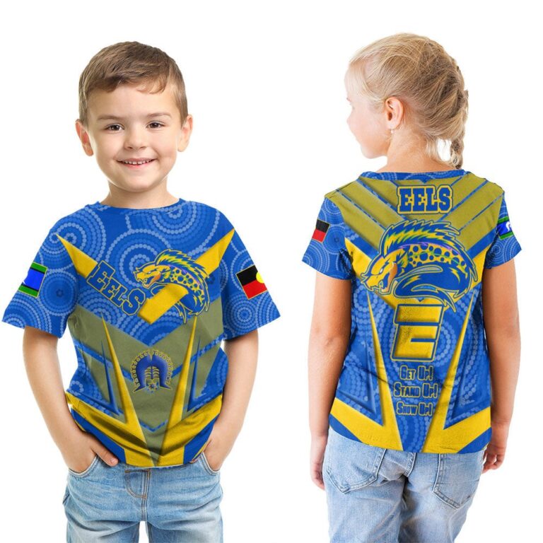 National Rugby League store - Loyal fans of Parramatta Eels's Unisex T-Shirt,Kid T-Shirt:vintage National Rugby League suit,uniform,apparel,shirts,merch,hoodie,jackets,shorts,sweatshirt,outfits,clothes