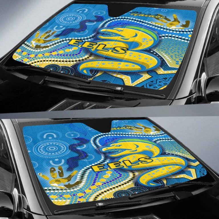 National Rugby League store - Loyal fans of Parramatta Eels's Auto Sun Shades:vintage National Rugby League suit,uniform,apparel,shirts,merch,hoodie,jackets,shorts,sweatshirt,outfits,clothes