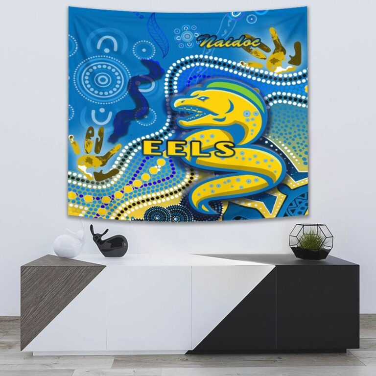 National Rugby League store - Loyal fans of Parramatta Eels's Wall Tapestry:vintage National Rugby League suit,uniform,apparel,shirts,merch,hoodie,jackets,shorts,sweatshirt,outfits,clothes