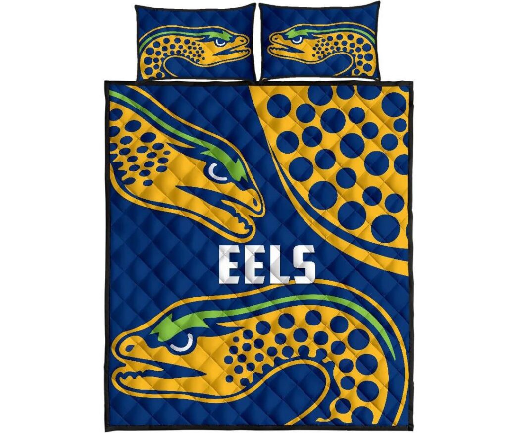 National Rugby League store - Loyal fans of Parramatta Eels's Quilt + 1/2 Pillow Cases:vintage National Rugby League suit,uniform,apparel,shirts,merch,hoodie,jackets,shorts,sweatshirt,outfits,clothes