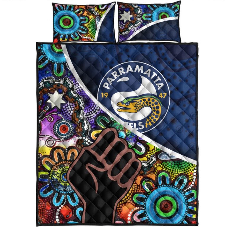 National Rugby League store - Loyal fans of Parramatta Eels's Quilt + 1/2 Pillow Cases:vintage National Rugby League suit,uniform,apparel,shirts,merch,hoodie,jackets,shorts,sweatshirt,outfits,clothes