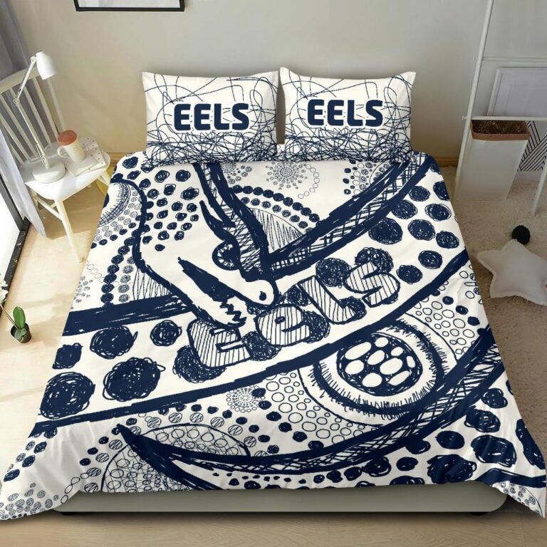 National Rugby League store - Loyal fans of Parramatta Eels's Bedding Duvet Cover + 1/2 Pillow Cases:vintage National Rugby League suit,uniform,apparel,shirts,merch,hoodie,jackets,shorts,sweatshirt,outfits,clothes
