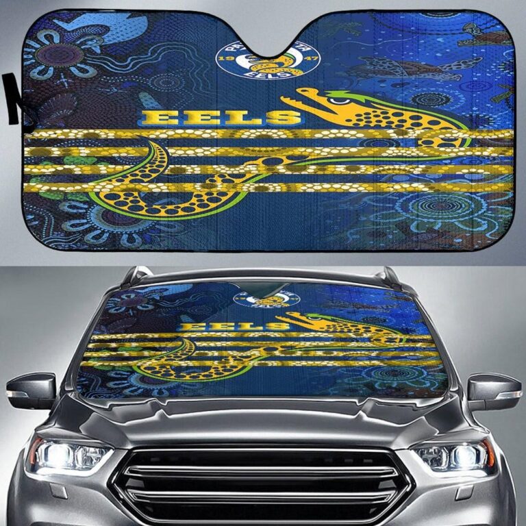 National Rugby League store - Loyal fans of Parramatta Eels's Auto Sun Shades:vintage National Rugby League suit,uniform,apparel,shirts,merch,hoodie,jackets,shorts,sweatshirt,outfits,clothes