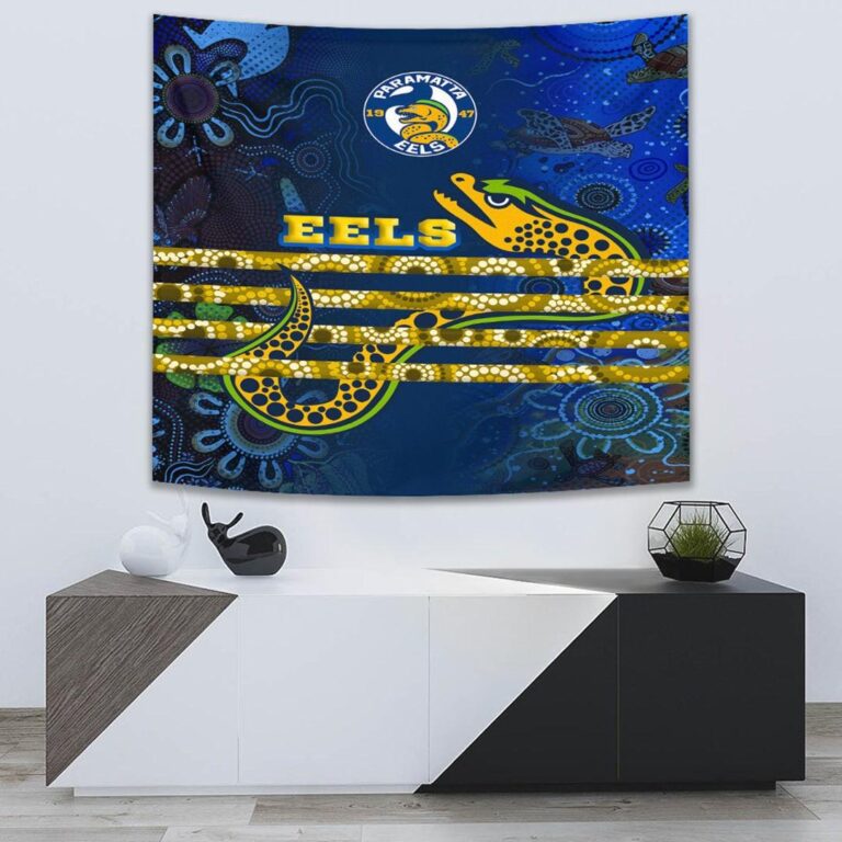 National Rugby League store - Loyal fans of Parramatta Eels's Wall Tapestry:vintage National Rugby League suit,uniform,apparel,shirts,merch,hoodie,jackets,shorts,sweatshirt,outfits,clothes