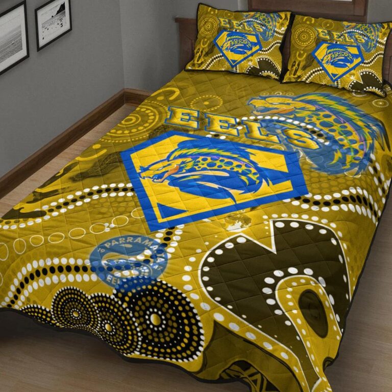 National Rugby League store - Loyal fans of Parramatta Eels's Quilt + 1/2 Pillow Cases:vintage National Rugby League suit,uniform,apparel,shirts,merch,hoodie,jackets,shorts,sweatshirt,outfits,clothes