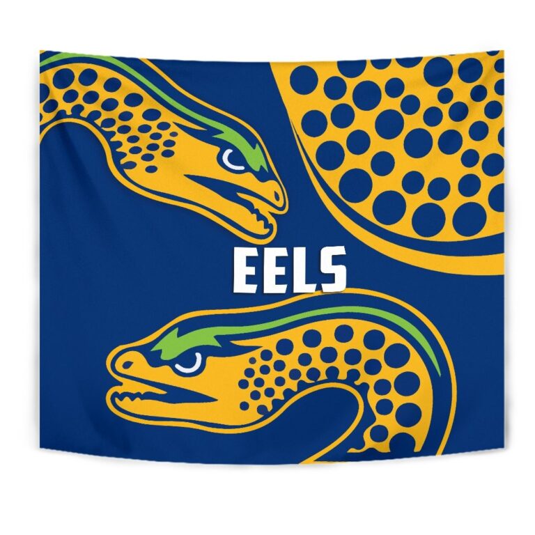 National Rugby League store - Loyal fans of Parramatta Eels's Wall Tapestry:vintage National Rugby League suit,uniform,apparel,shirts,merch,hoodie,jackets,shorts,sweatshirt,outfits,clothes