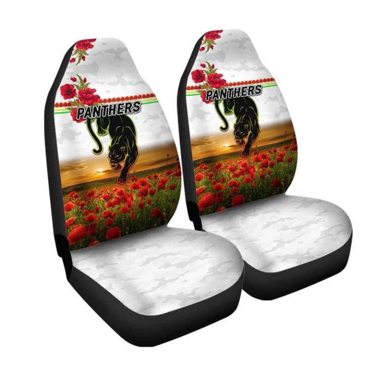 National Rugby League store - Loyal fans of Penrith Panthers's Set 2 Car Seat Cover:vintage National Rugby League suit,uniform,apparel,shirts,merch,hoodie,jackets,shorts,sweatshirt,outfits,clothes