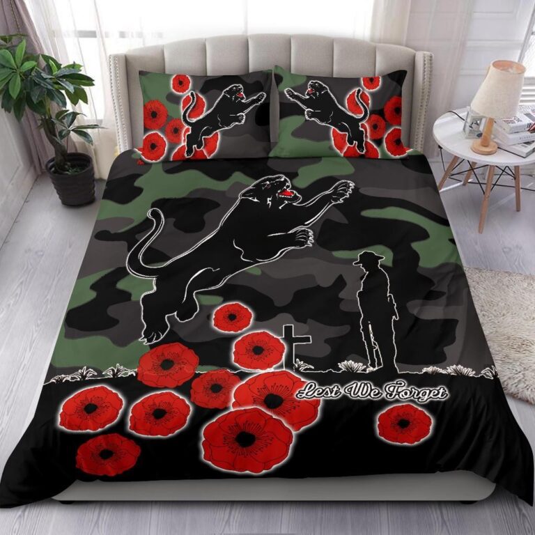 National Rugby League store - Loyal fans of Penrith Panthers's Bedding Duvet Cover + 1/2 Pillow Cases:vintage National Rugby League suit,uniform,apparel,shirts,merch,hoodie,jackets,shorts,sweatshirt,outfits,clothes