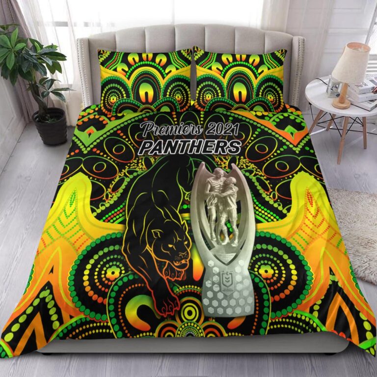 National Rugby League store - Loyal fans of Penrith Panthers's Bedding Duvet Cover + 1/2 Pillow Cases:vintage National Rugby League suit,uniform,apparel,shirts,merch,hoodie,jackets,shorts,sweatshirt,outfits,clothes