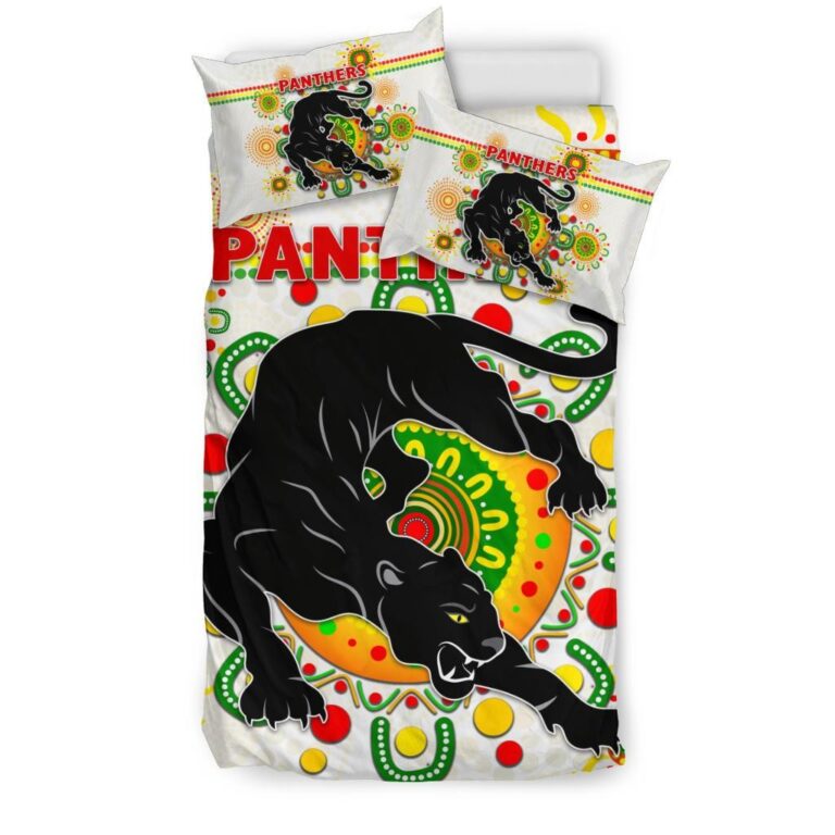 National Rugby League store - Loyal fans of Penrith Panthers's Bedding Duvet Cover + 1/2 Pillow Cases:vintage National Rugby League suit,uniform,apparel,shirts,merch,hoodie,jackets,shorts,sweatshirt,outfits,clothes