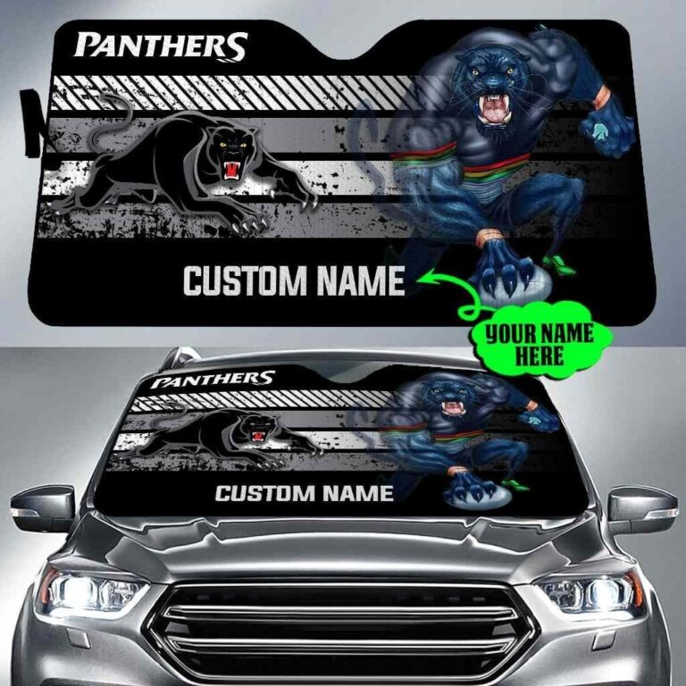 National Rugby League store - Loyal fans of Penrith Panthers's Auto Sun Shades:vintage National Rugby League suit,uniform,apparel,shirts,merch,hoodie,jackets,shorts,sweatshirt,outfits,clothes