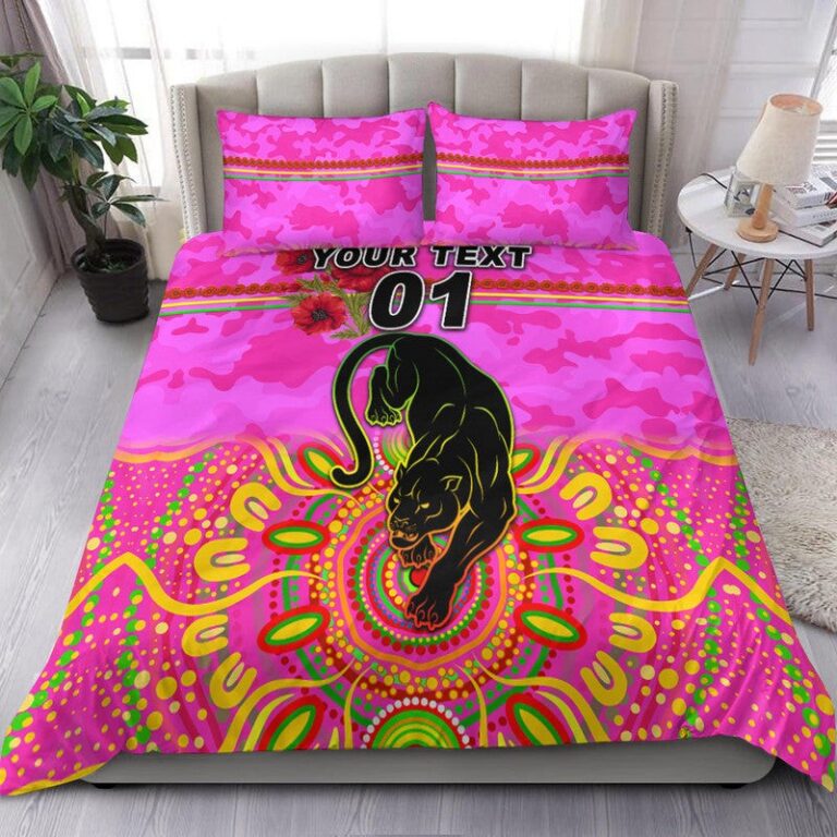 National Rugby League store - Loyal fans of Penrith Panthers's Bedding Duvet Cover + 1/2 Pillow Cases:vintage National Rugby League suit,uniform,apparel,shirts,merch,hoodie,jackets,shorts,sweatshirt,outfits,clothes