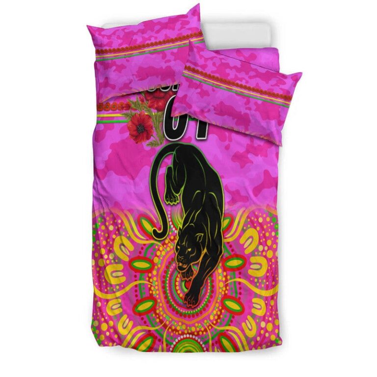 National Rugby League store - Loyal fans of Penrith Panthers's Bedding Duvet Cover + 1/2 Pillow Cases:vintage National Rugby League suit,uniform,apparel,shirts,merch,hoodie,jackets,shorts,sweatshirt,outfits,clothes