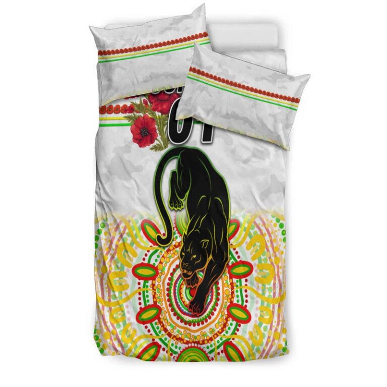 National Rugby League store - Loyal fans of Penrith Panthers's Bedding Duvet Cover + 1/2 Pillow Cases:vintage National Rugby League suit,uniform,apparel,shirts,merch,hoodie,jackets,shorts,sweatshirt,outfits,clothes