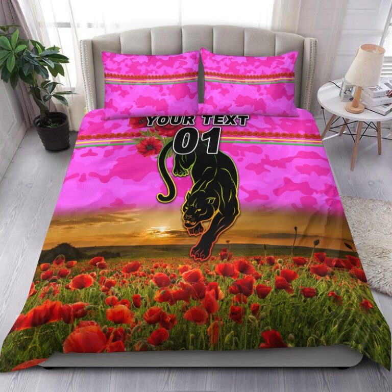 National Rugby League store - Loyal fans of Penrith Panthers's Bedding Duvet Cover + 1/2 Pillow Cases:vintage National Rugby League suit,uniform,apparel,shirts,merch,hoodie,jackets,shorts,sweatshirt,outfits,clothes