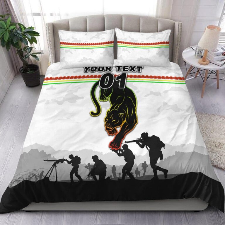 National Rugby League store - Loyal fans of Penrith Panthers's Bedding Duvet Cover + 1/2 Pillow Cases:vintage National Rugby League suit,uniform,apparel,shirts,merch,hoodie,jackets,shorts,sweatshirt,outfits,clothes