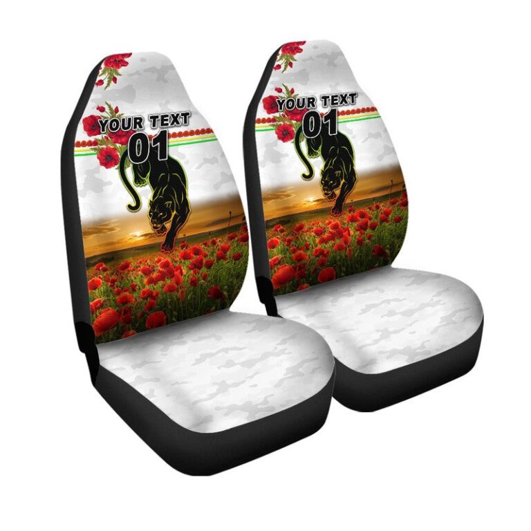 National Rugby League store - Loyal fans of Penrith Panthers's Set 2 Car Seat Cover:vintage National Rugby League suit,uniform,apparel,shirts,merch,hoodie,jackets,shorts,sweatshirt,outfits,clothes