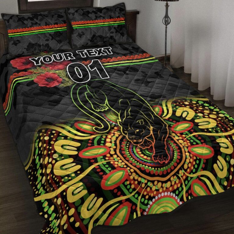National Rugby League store - Loyal fans of Penrith Panthers's Quilt + 1/2 Pillow Cases:vintage National Rugby League suit,uniform,apparel,shirts,merch,hoodie,jackets,shorts,sweatshirt,outfits,clothes