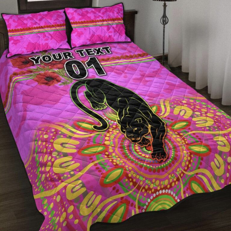National Rugby League store - Loyal fans of Penrith Panthers's Quilt + 1/2 Pillow Cases:vintage National Rugby League suit,uniform,apparel,shirts,merch,hoodie,jackets,shorts,sweatshirt,outfits,clothes