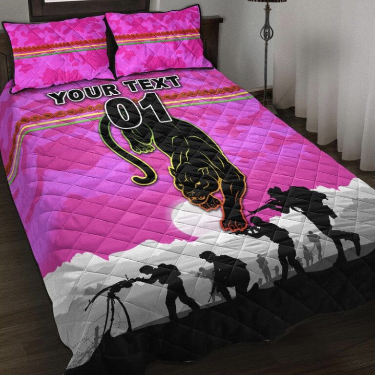 National Rugby League store - Loyal fans of Penrith Panthers's Quilt + 1/2 Pillow Cases:vintage National Rugby League suit,uniform,apparel,shirts,merch,hoodie,jackets,shorts,sweatshirt,outfits,clothes