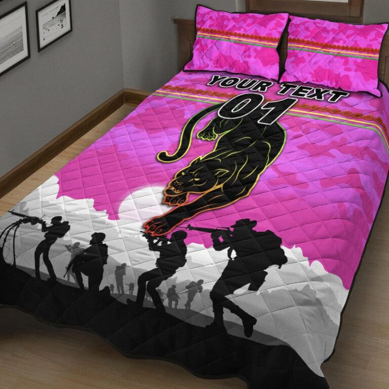 National Rugby League store - Loyal fans of Penrith Panthers's Quilt + 1/2 Pillow Cases:vintage National Rugby League suit,uniform,apparel,shirts,merch,hoodie,jackets,shorts,sweatshirt,outfits,clothes