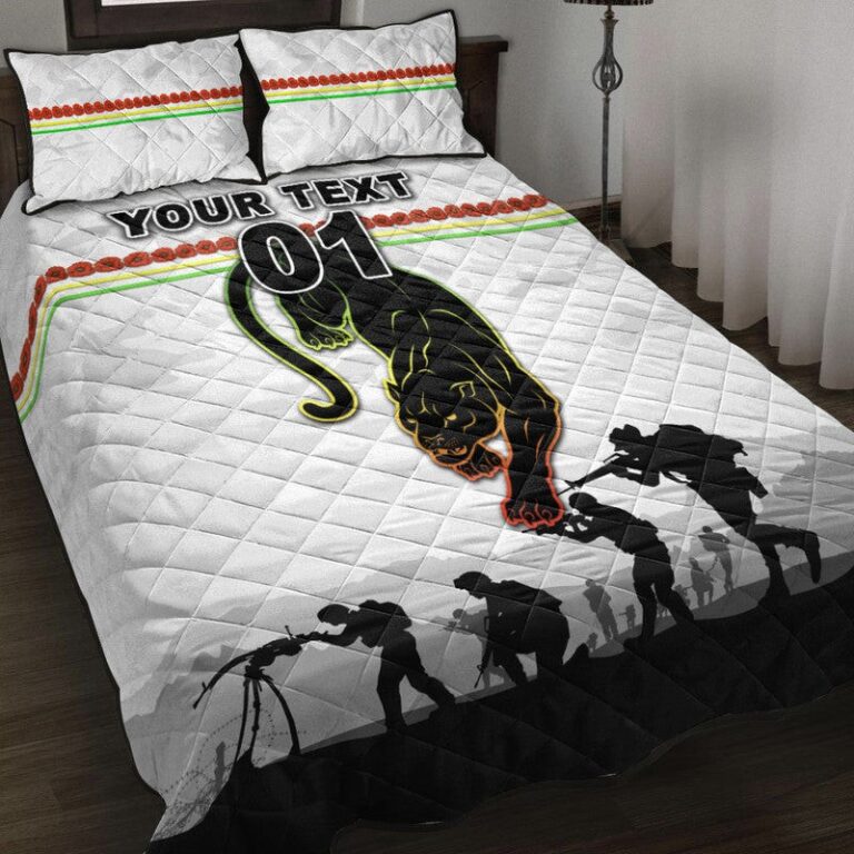 National Rugby League store - Loyal fans of Penrith Panthers's Quilt + 1/2 Pillow Cases:vintage National Rugby League suit,uniform,apparel,shirts,merch,hoodie,jackets,shorts,sweatshirt,outfits,clothes