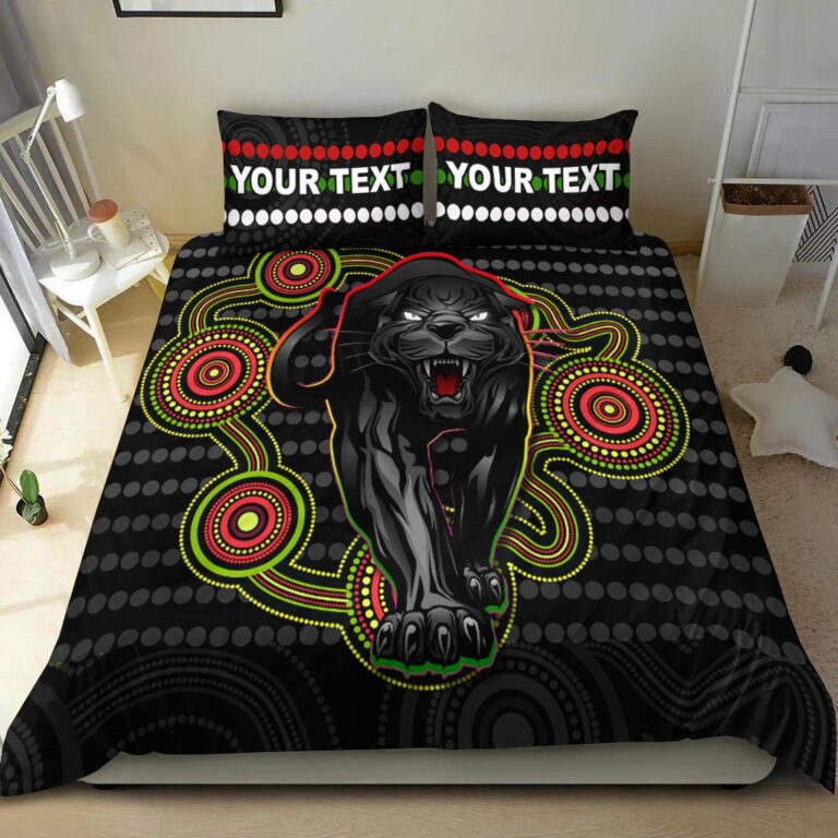 National Rugby League store - Loyal fans of Penrith Panthers's Bedding Duvet Cover + 1/2 Pillow Cases:vintage National Rugby League suit,uniform,apparel,shirts,merch,hoodie,jackets,shorts,sweatshirt,outfits,clothes