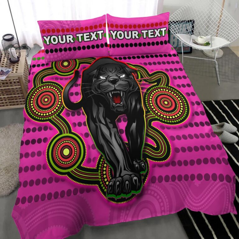 National Rugby League store - Loyal fans of Penrith Panthers's Bedding Duvet Cover + 1/2 Pillow Cases:vintage National Rugby League suit,uniform,apparel,shirts,merch,hoodie,jackets,shorts,sweatshirt,outfits,clothes