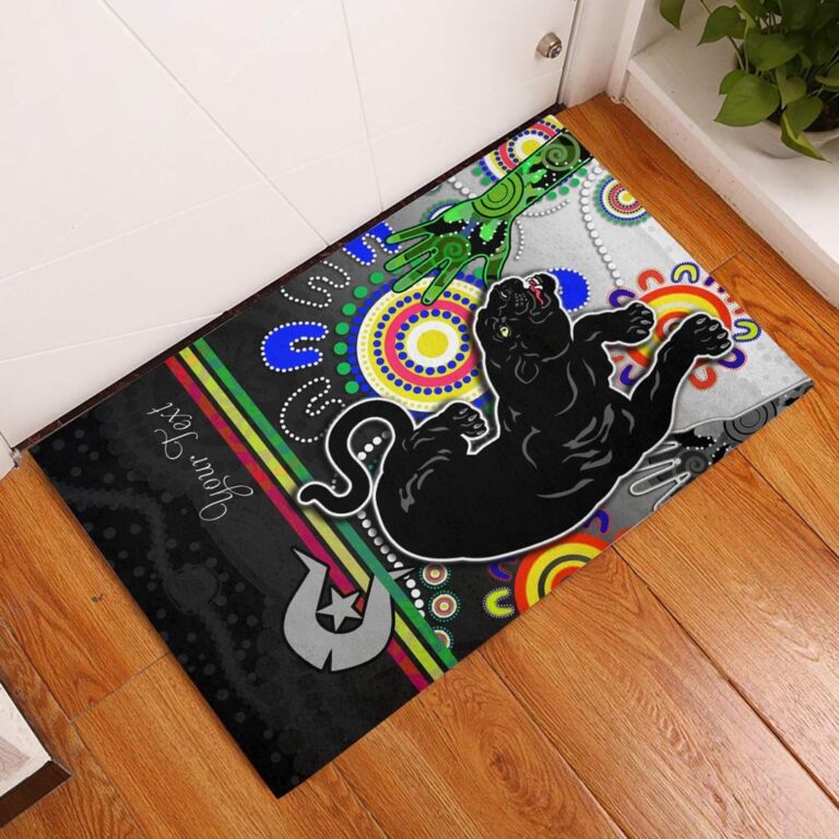 National Rugby League store - Loyal fans of Penrith Panthers's Doormat:vintage National Rugby League suit,uniform,apparel,shirts,merch,hoodie,jackets,shorts,sweatshirt,outfits,clothes