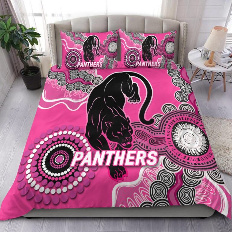 National Rugby League store - Loyal fans of Penrith Panthers's Bedding Duvet Cover + 1/2 Pillow Cases:vintage National Rugby League suit,uniform,apparel,shirts,merch,hoodie,jackets,shorts,sweatshirt,outfits,clothes
