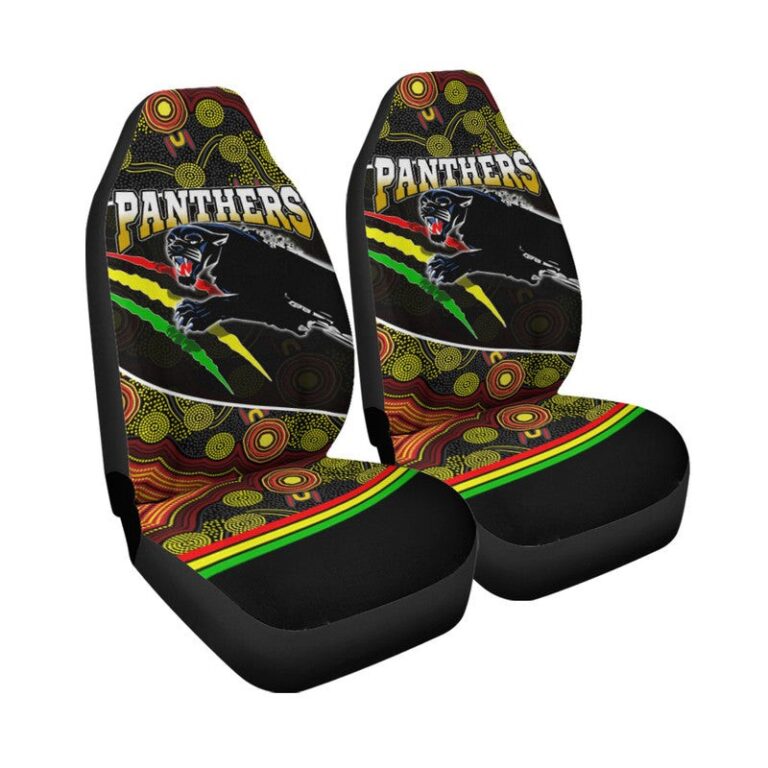 National Rugby League store - Loyal fans of Penrith Panthers's Set 2 Car Seat Cover:vintage National Rugby League suit,uniform,apparel,shirts,merch,hoodie,jackets,shorts,sweatshirt,outfits,clothes