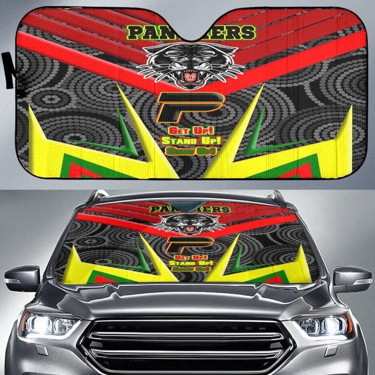 National Rugby League store - Loyal fans of Penrith Panthers's Auto Sun Shades:vintage National Rugby League suit,uniform,apparel,shirts,merch,hoodie,jackets,shorts,sweatshirt,outfits,clothes