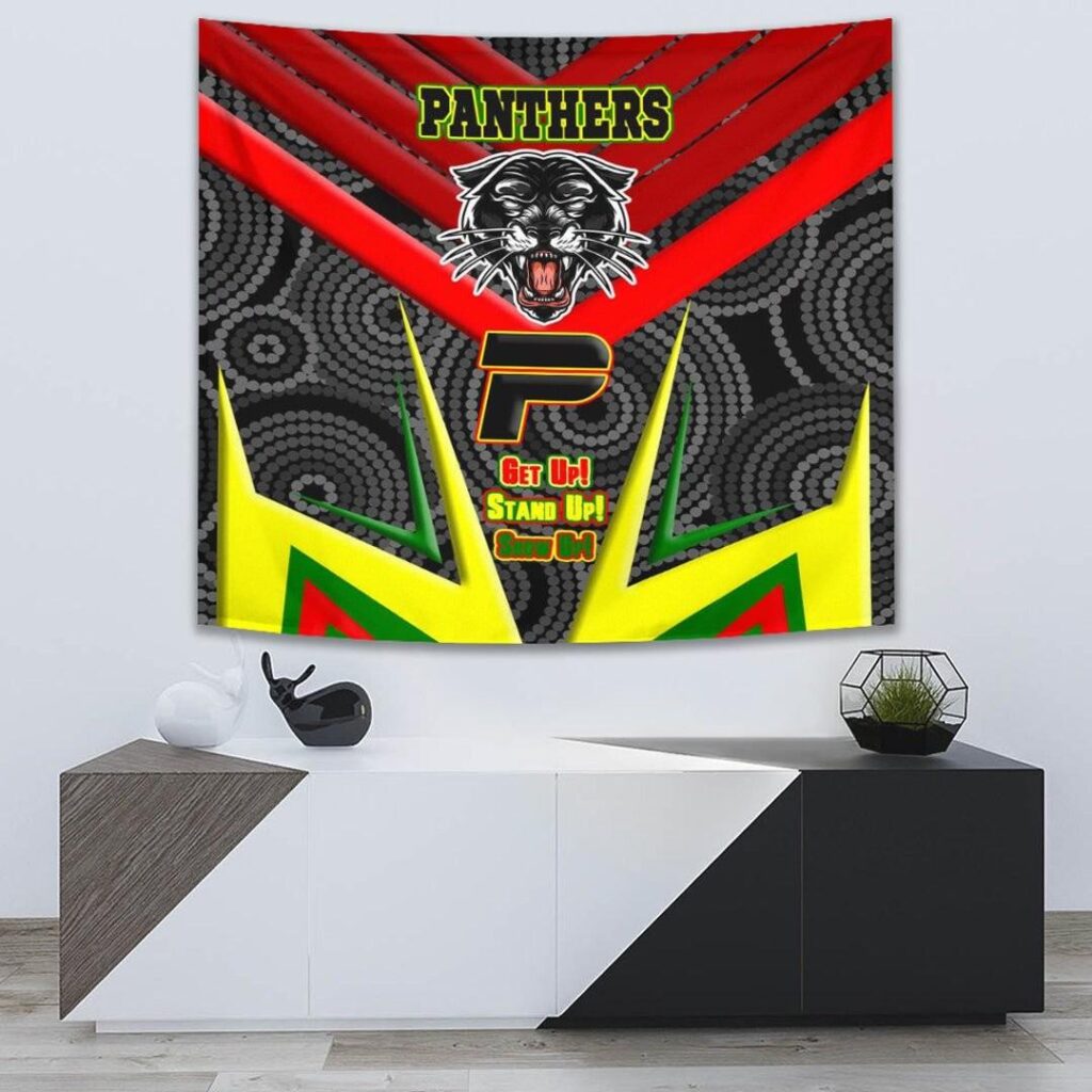 National Rugby League store - Loyal fans of Penrith Panthers's Wall Tapestry:vintage National Rugby League suit,uniform,apparel,shirts,merch,hoodie,jackets,shorts,sweatshirt,outfits,clothes
